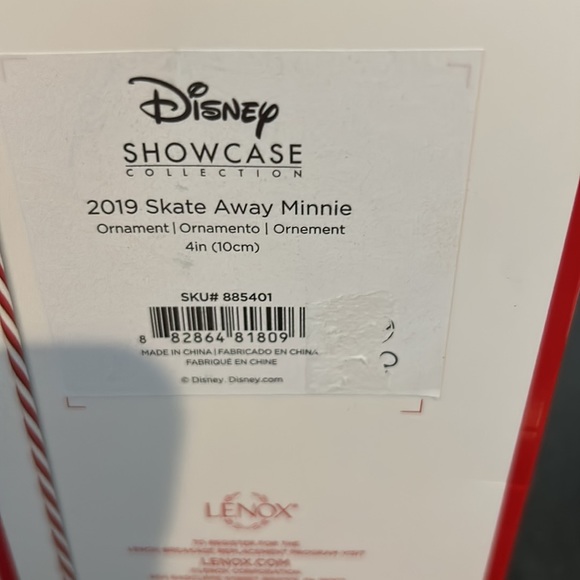 Lenix, Disney, 2019 annual Minnie mouse, skating ornament, Skate away, Minnie - Picture 5 of 8